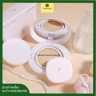 Phấn nước 3ce bare cover cushion 15g mịn lì lâu trôi che phủ tốt tốt - vamima