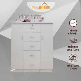 Tủ Nhựa Đài Loan Trẻ Em nội thất MIRA HOUSE, tủ quấn áo cho bé Cao 1m24 dài 1m05 sâu 40cm