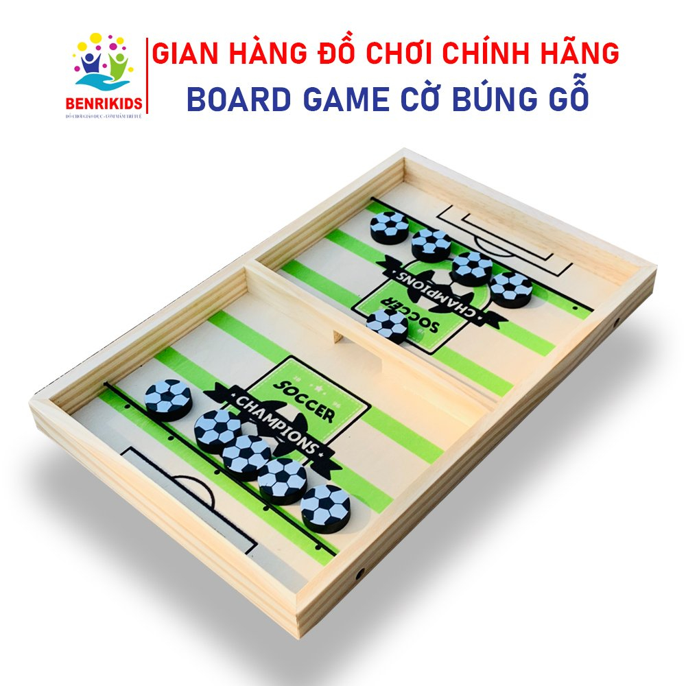 Foosball Winner Bàn Bắn Bi Gỗ, Đồ Chơi Bằng Gỗ Thân Thiện Môi Trường An Toàn Sức Khỏe, Echolic, Slingpuck