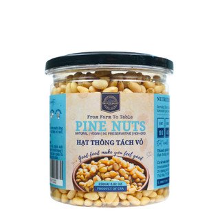 Hạt thông  tách vỏ Mỹ - Premium PINE NUTS KERNEL The Nuts Valley