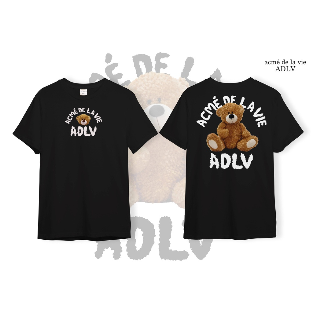 Áo thun adlv gấu bear chính hãng phông oversize cotton nam nữ unisex cổ tròn tay lỡ AS130 | BigBuy360 - bigbuy360.vn