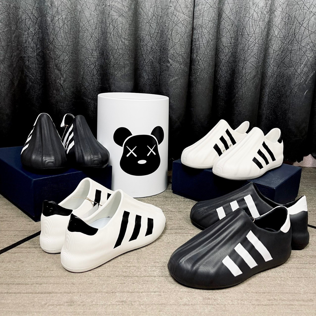 Giày AdiFOM Superstar White Grey - Bản Cao Cấp Mềm Êm