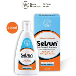 Dầu gội giảm gàu hiệu quả Selsun Anti Dandruff 250ml Glam Beautique