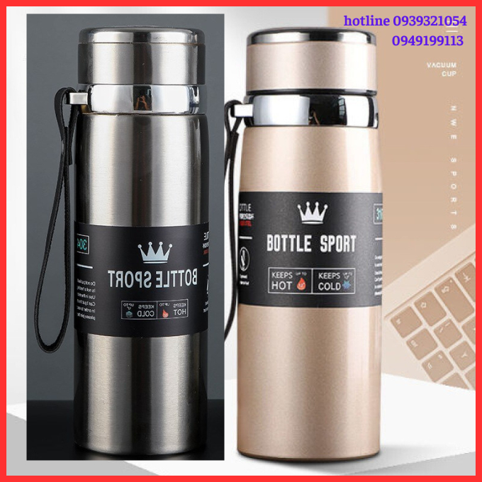 Bình nước giữ nhiệt BOTTLE SPORT 1L, Bình giữ nhiệt nóng lạnh, Bình giữ nhiệt mini bằng inox cao cấp