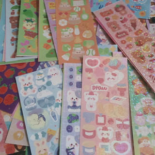 Sticker 2K (10 tấm) ngẫu nhiên Trang Trí Toploader