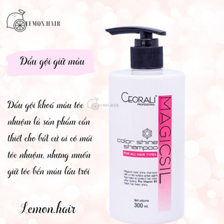 Dầu gội khoá màu tóc nhuộm Ceorali 300ml - lemon.hair