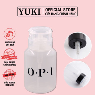 Lọ ko opi - Lọ đựng cồn acetone 200ml - Bình đựng cồn opi nhấn - Chai đựng cồn chuyên dụng nail