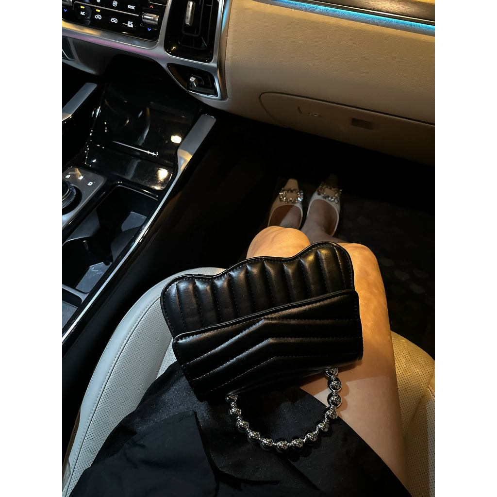 Túi xách nữ, túi xách tay quai kiềng đế vân sóng da mềm Jime Store T35