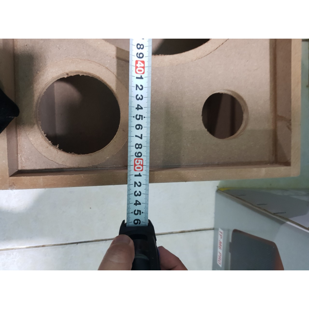 Vỏ thùng loa thô 1bass 25 đơn có mặt ecang