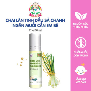 Chai lăn tinh dầu sả chanh ngăn muỗi cắn em bé JULYHOUSE