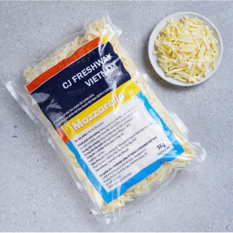 Phô mai bào sợi Mozzarella