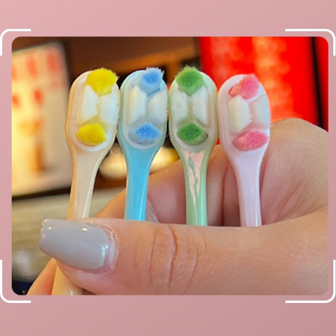 Bàn chải đánh răng sợi tơ cho bé nhiều hình xinh xắn dễ thương