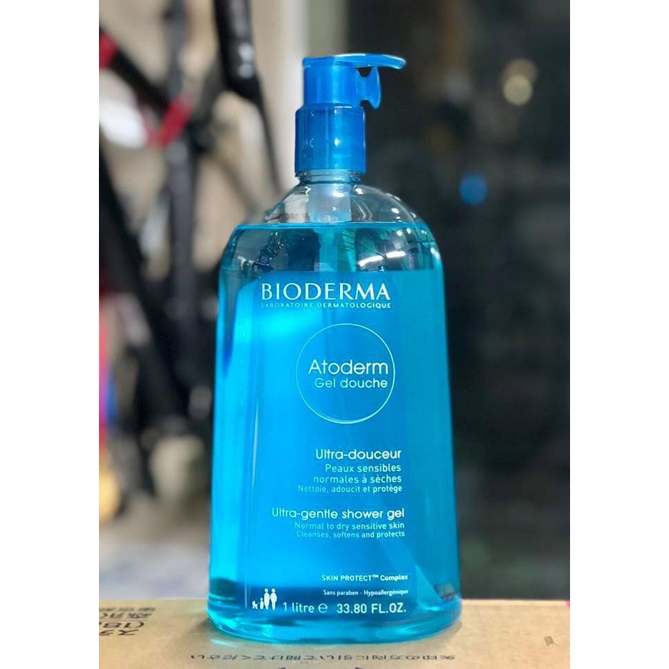 Sữa tắm toàn thân Bioderma cho da thường, da nhạy cảm khô 1000ml