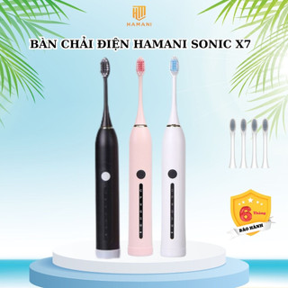 Bàn Chải Điện HAMANI Sonic X7 Pro Bản Mới Nhất 2023 - Bàn Chải Đánh Răng Điện Chính Hãng - Bảo Hành lỗi 1 đổi 1