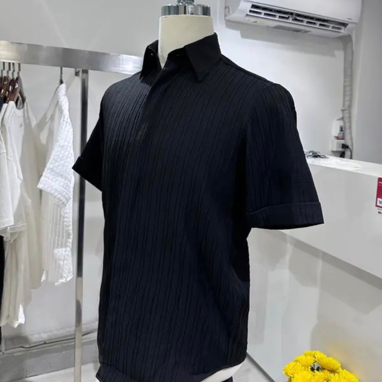 Áo sơ mi tay ngắn form unisex hàn quốc dành cho nam nữ