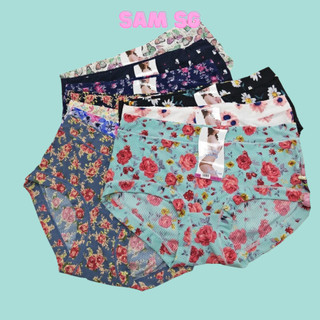 Quần Lót Nữ Thun Lạnh Họa Tiết. Quần Lót Thái Lan lạnh lưng cao êm mát phom cho khách 40 đến 65kg Sam Clothing