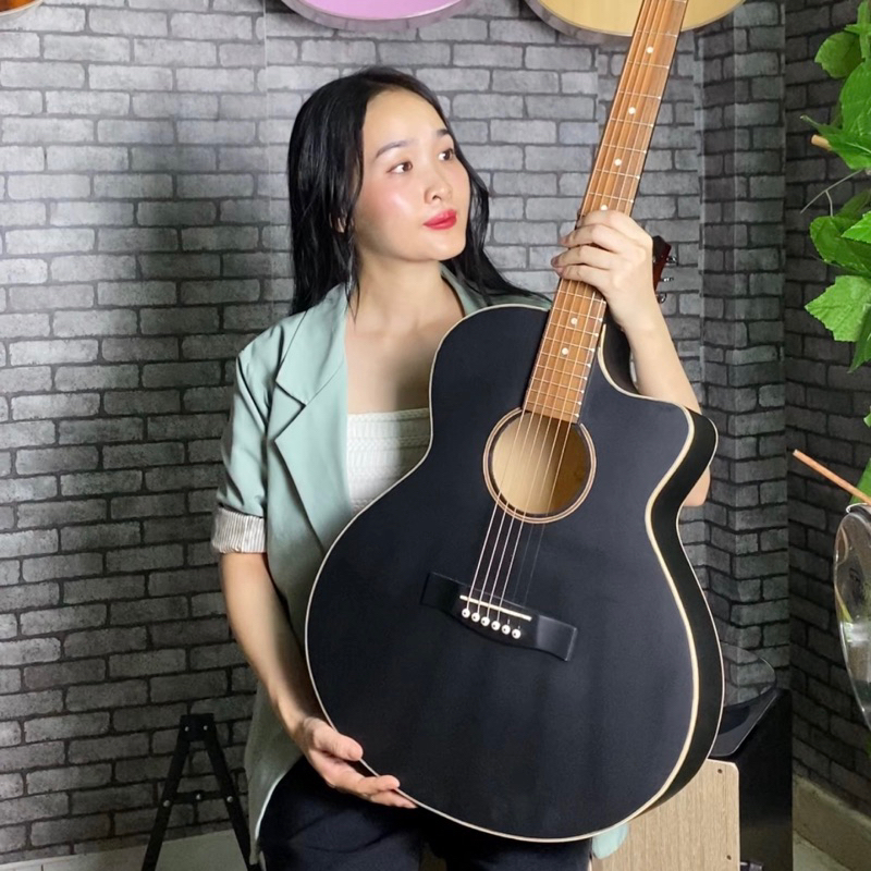 Đàn guitar SV-A1 acoustic kèm compo 8 phụ kiện - Đàn tập chơi - Bảo hành 1 năm - Bao đổi khi hư hỏng