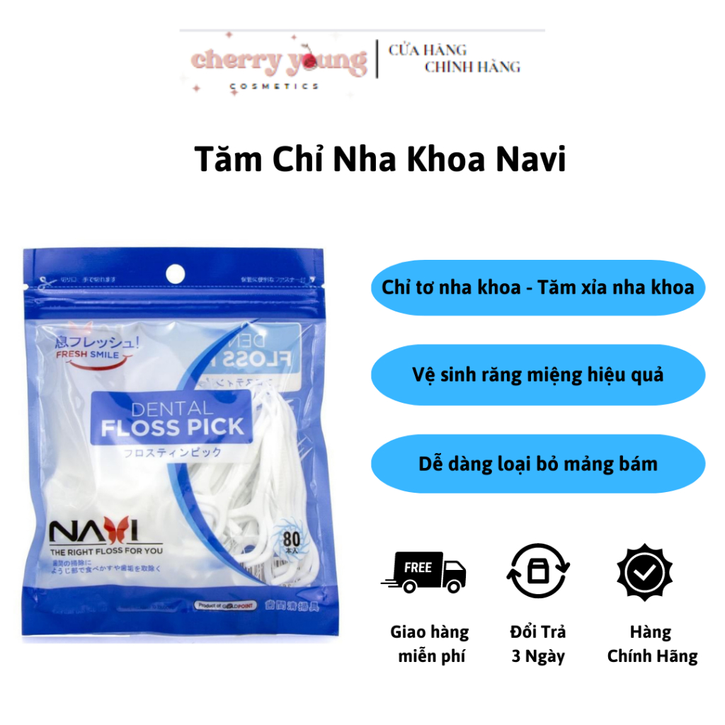 Tăm Chỉ Nha Khoa Cao Cấp Navi