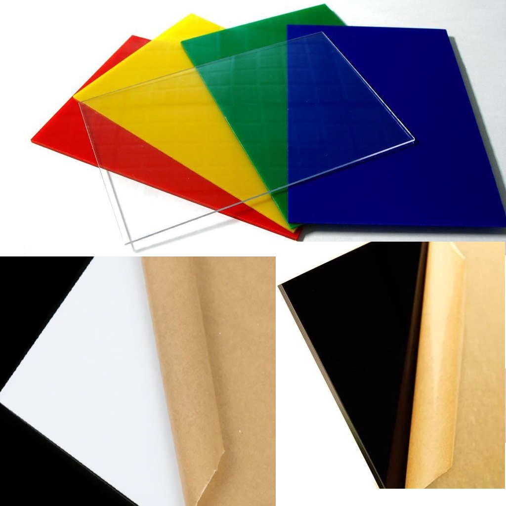 Menu mica 2 mặt chữ T Ngang A4 A5 A6, nhiều màu sắc