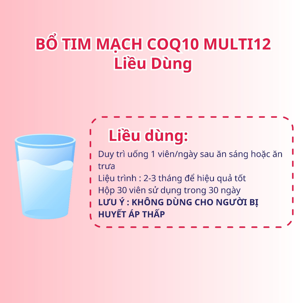 COMBO 2 Hộp NUTRIONELIFE CoQ10 Multi 12 Bảo Vệ Tim Mạch, Ổn Định Huyết Áp 500mg/ Viên