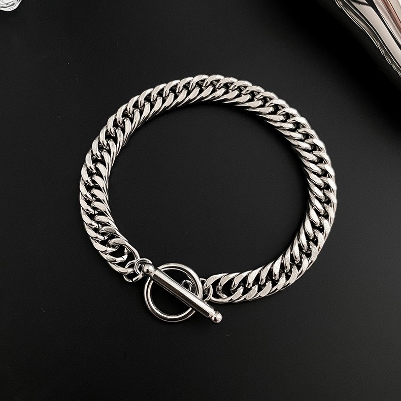 Vòng tay titan nam nữ unisex SAZ thời trang cá tính titan không gỉ nhiều lựa chọn  - Lắc Tay Tổng hợp