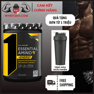 R1 essential amino 9 + energy - rule 1 eaa phục hồi cơ - tăng sức mạnh hộp 30ser