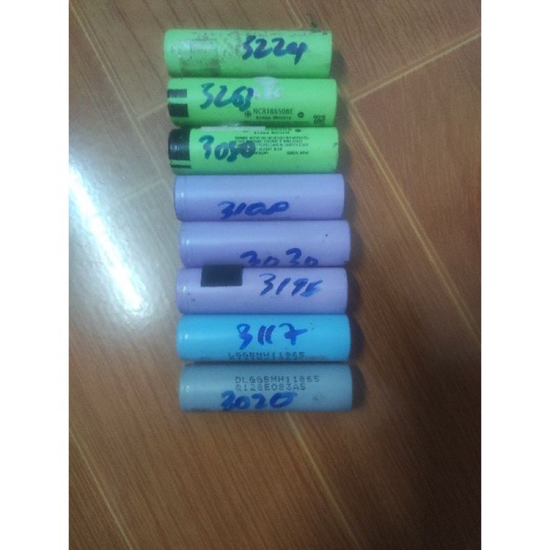 10 cell pin 18650 dung lượng cao. Hàng tháo máy đã tét dung lượng