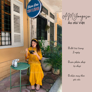 Áo dài gấm Liên Hoa
