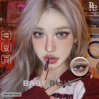 Kính Áp Tròng RUBYEYES Sillicone Hydrogel Màu Xanh Baby Blue, Kính Áp Tròng Mẫu Mới BST BEARLENS