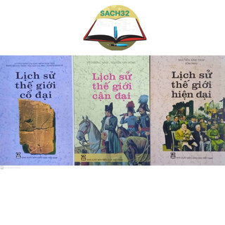 Sách - combo 3 cuốn lịch sử thế giới cổ đại + cận đại + hiện đại