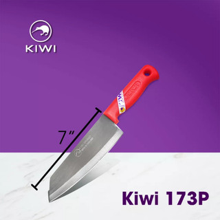 Dao Kiwi nhà bếp 7" mũi nhọn cán nhựa đỏ 173P hàng nhập khẩu Thái Lan