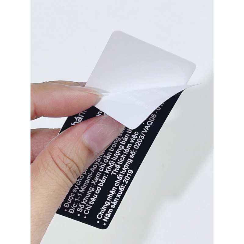 Tem thông số Shmode 2019-2022 thay thế zin, tem thông số SH Mode bộ 3tem có sẵn keo dán