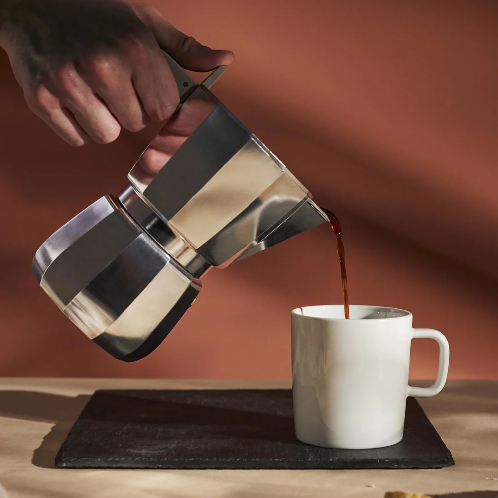 Bình pha cà phê moka pot ALESSI MOKA - Hàng chính hãng