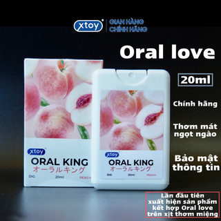  Xịt thơm miệng XTOY Oral King hương hoa quả thơm ngọt miệng thơm cấp tốc,sạch miệng the mát 20ml 