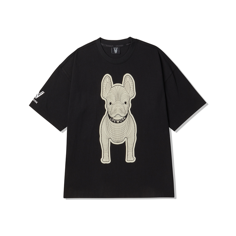 Áo thun nam nữ tay lỡ form rộng kiểu dáng unisex Life Work cực đẹp Linhbee