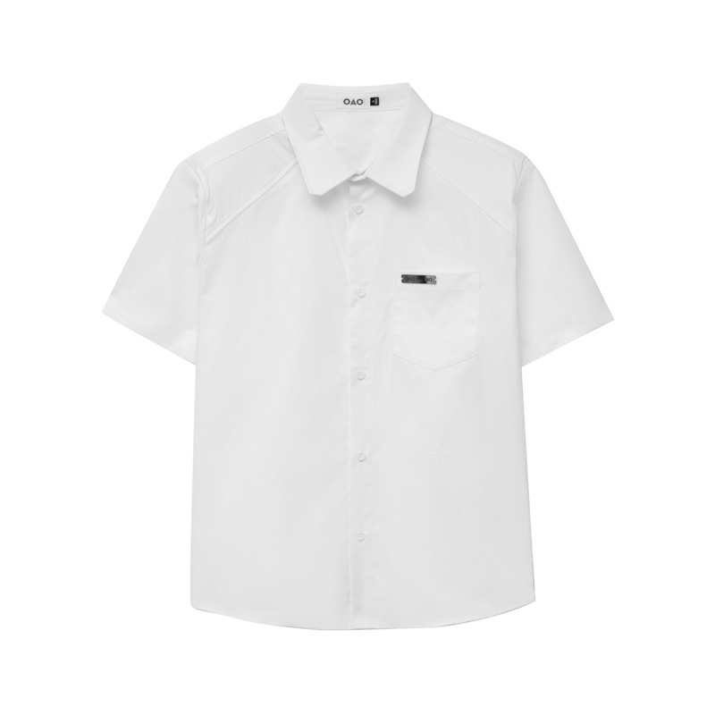 Sơ mi OAO STUDIO tay ngắn có đệm vai