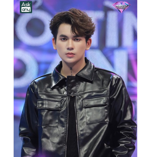 Áo khoác da OAO STUDIO có đệm vai