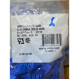 Đầu chụp hạt mạng cat5e, cat6, có tay thỏ, đầu chụp hạt mạng rj45 100 đầu