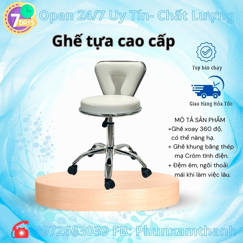 Ghế tựa múi, ghế phun xăm