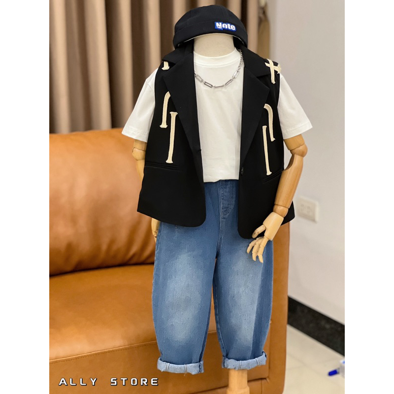 Quần Jean mềm cho bé mã Q360