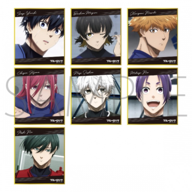 Pack shikishi random nhân phẩm Blue Lock