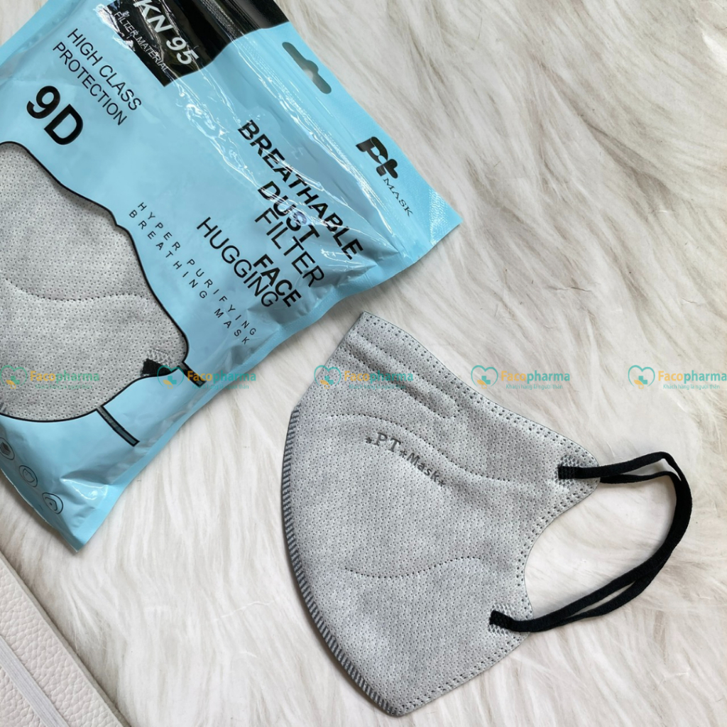 Combo 50 cái khẩu trang 9d pt mask chống bụi kháng khuẩn với 4 lớp cao cấp nhiều màu sắc dùng cho cả nam và nữ x5PT9DO