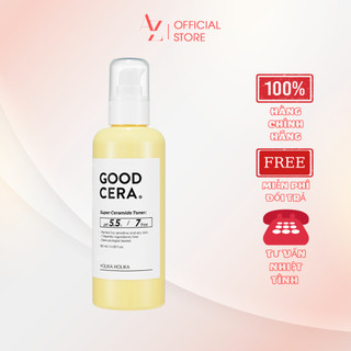 Nước hoa hồng Holika Holika Good Cera Super Ceramide Toner cấp ẩm, chống lão hóa da 180ml - 7137