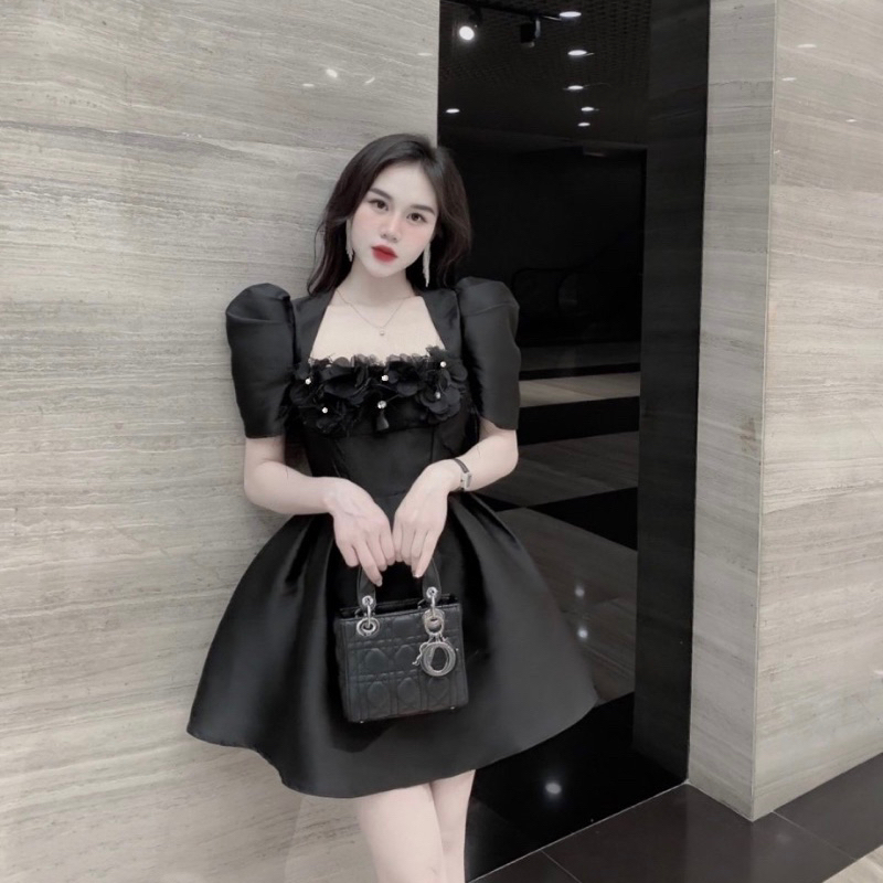 (Mẫu mới) đầm xinh xoè 2 lớp, free size
