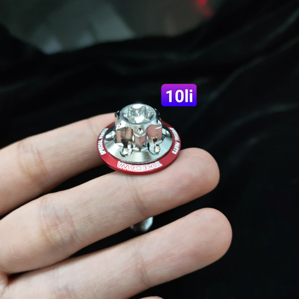 Lông Đền Miếng Nhôm Màu Đỏ 6li, 8li, 10li, 12li, 15li, 6li lốc máy, 5li áo winner