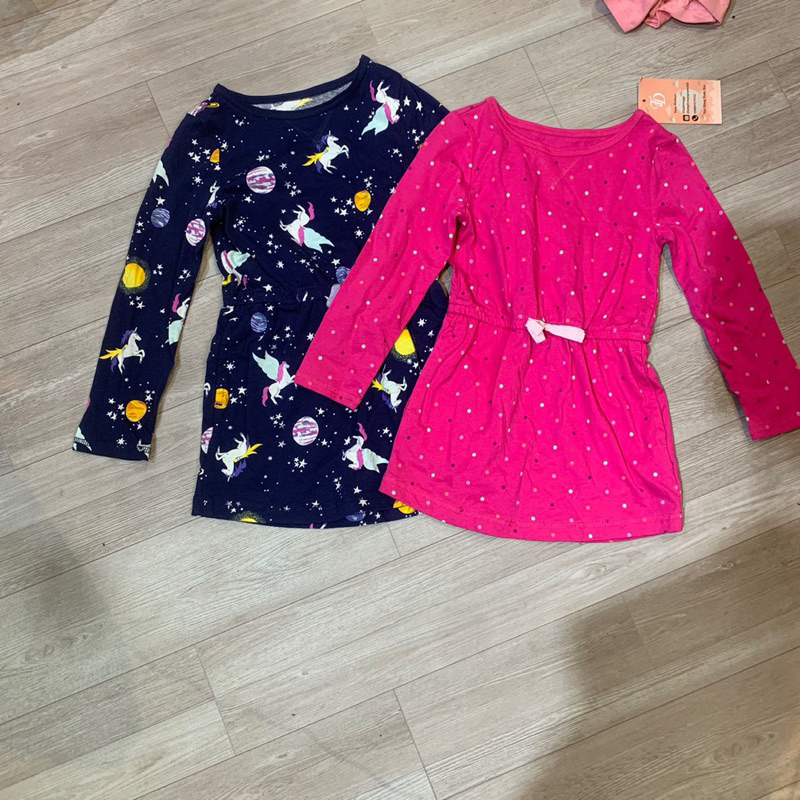 Váy cotton bé gái chun eo dư xịn