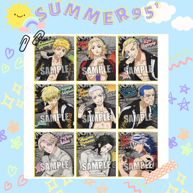 Pack shikishi random nhân phẩm Tokyo Revengers Damage ver