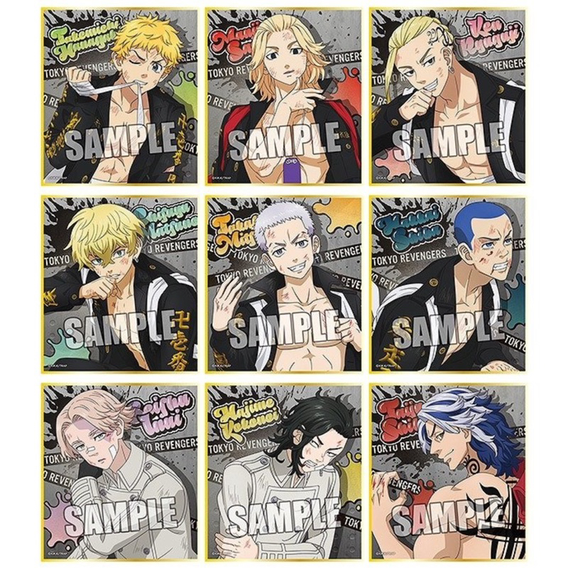 Pack shikishi random nhân phẩm Tokyo Revengers Damage ver