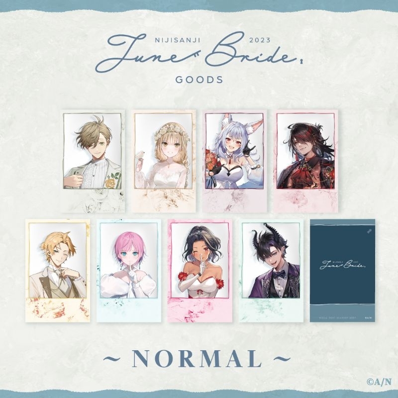 Thẻ snapshot NIJISANJI 'June Bride 2023' chính hãng