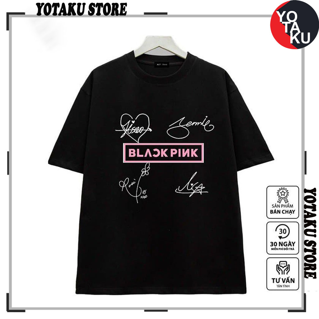 Áo Blackpink Born Pink chất cotton cao cấp, thoáng mát | Yotakustore4 | mẫu HOT bán chạy